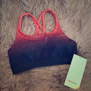 Lululemon Speckled Energy Sports Bra